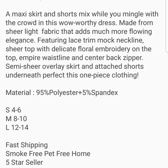 Black sheer floral romper 1 piece dress - Picture 6 of 6